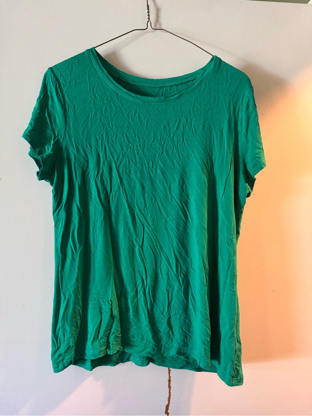 George Emerald Green Short Sleeve Crewneck Tee